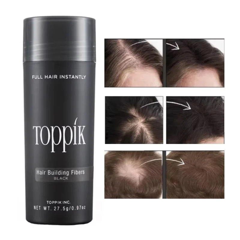 Toppik Hair Building Fibers, Fill in Fine or Thinning Hair Instantly Thicker, Fuller Looking Hair Man Woman Hair Fibers