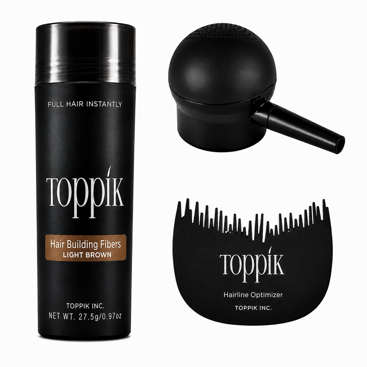 KIT TOPPIK 27.5GR + FIJADOR + PEINE