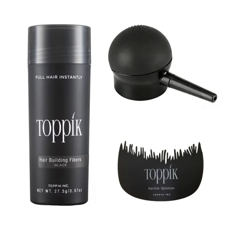 Toppik Hair Building Fibers, Fill in Fine or Thinning Hair Instantly Thicker, Fuller Looking Hair Man Woman Hair Fibers